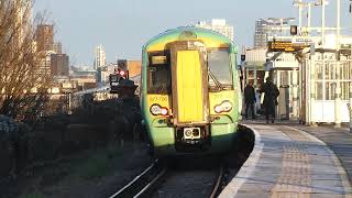 Trains at South Bermondsey  07012024 [upl. by Ariaes]