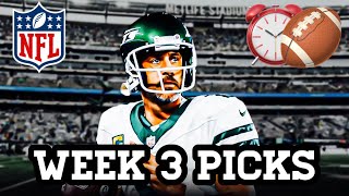 2024 NFL Week 3 Predictions and Picks [upl. by Arikahs426]