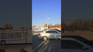 Accident bus and cycle on airport and drew road malton Mississauga [upl. by Nileek]