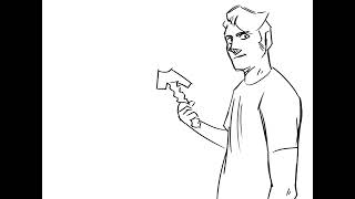 Jerma Rotoscope Animation  CCAD Motion for Illustration Spring 23 [upl. by Oinotnas]