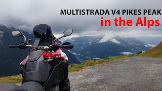 Ducati Multstrada v4 Pikes Peak Crossing the Alps [upl. by Pell]