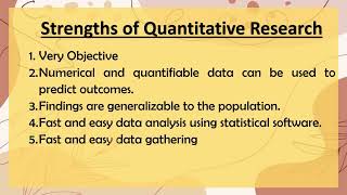 Practical Research 2 Quantitative Research [upl. by Dahsraf]