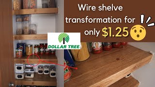 How to make DIY wire shelf covers super easy [upl. by Nilknarf]