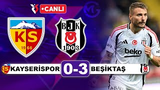 Kayserispor 03 Beşiktaş  Süper Lig Canlı Yayın [upl. by Lebaron]