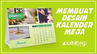 Cara Membuat Desain Kalender Meja 2019 Mudah dengan Corel Draw [upl. by Acissej]