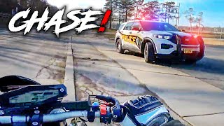 BIKERS CHASED BY COPS  POLICE vs MOTORCYCLE 2024 [upl. by Publius]