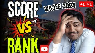 WBJEE 2024 EXPECTED RANK VS MARKS [upl. by Noillid]