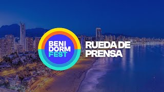 Rueda de prensa  sorteo finalistas  Benidorm Fest 2024 [upl. by Atinnor]