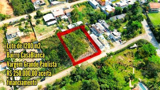 Lote de 1200 m2 em Vargem Grande Paulista Aceita financiamento bancário 11954000371 [upl. by Eremihc]