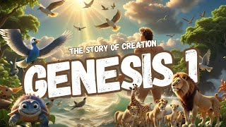 Genesis 1 The Story of Creation  Bible Stories for Kids amp Christian Education [upl. by Seuqirdor240]