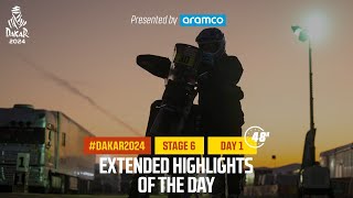 Extended highlights of Stage 6 presented by Aramco  Dakar2024 [upl. by Annwahsal995]