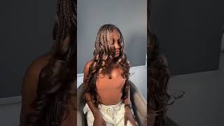 Trending braids 2024 French curls hairtutorial backtoschoolhairstylesforkids [upl. by Lashondra160]