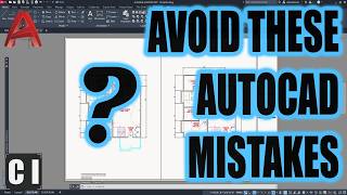 Common AUTOCAD Mistakes to Avoid for Perfect Drawings Every Time [upl. by Greenebaum]