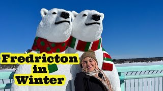 Fredricton Vlog a full Day In New Brunswick Capital during winter ❄️Attractions Travel Guide [upl. by Haydon]