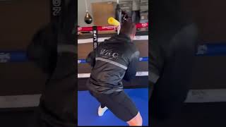 Canelo Alvarez Training Head Movement Ahead of Jermell Charlo fight [upl. by Wachtel520]