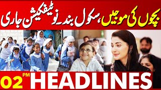 Good News For Students  Schools Closed  Lahore News Headlines 02 PM  03 NOV 2024 [upl. by Miguela703]