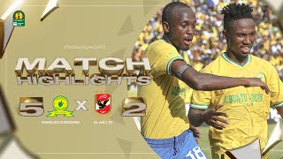 HIGHLIGHTS  Mamelodi Sundowns 🆚 Al Ahly SC  Matchday 4  202223 TotalEnergiesCAFCL [upl. by Dodge]