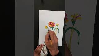 Disegnare con acrilici acrylicpainting flower [upl. by Peonir140]