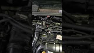 Ford focus 16 TDCI 2013 engine knocking sound and white smoke [upl. by Gregor107]