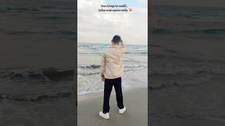 Larnaca beach 🏖️🌊 Cyprus 🇨🇾🇪🇺 travel beach love shorts reels selfcare winter [upl. by Medarda838]