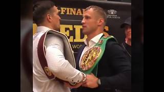 HITMEN ALEXANDER USYK VS MAIRIS BRIEDIS DANGEROUS FACE OFF [upl. by Malone]