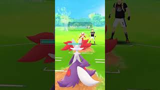 ✨Shiny Delphox Vs Blaziken PVP Fire Battle in pokemongo [upl. by Rosdniw]