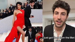 Met Gala model fired for upstaging Kylie Jenner [upl. by Nilad]