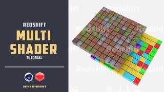 Redshiftc4d Multishader CINEMA 4D TUTORIAL [upl. by Eentruok317]