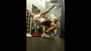 Old School Sissy Squat as learned from Steve Michalik [upl. by Fortunato647]