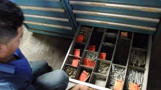 2 lista tool boxes cabinets loaded machinist tooling [upl. by Leciram]