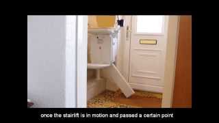 Stairlift Hinge Track Demonstration [upl. by Younglove638]