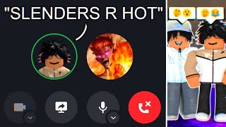 So I VOICE CALLED A Gay Roblox Slender And This Happened [upl. by Sukey]