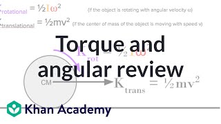 AP Physics 1 review of Torque and Angular momentum  Physics  Khan Academy [upl. by Jurdi424]