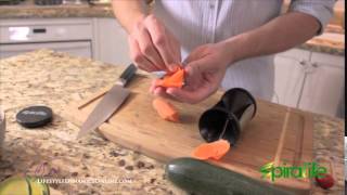 Creating Garnishes with Your Vegetable Spiralizer [upl. by Emili]