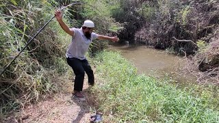 Best hook fishing in Big catfishFisher Man Catching in VillageAmazing fishing video in Catfishes [upl. by Boles148]