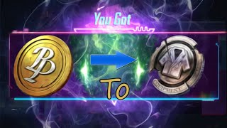 How to convert BP to Silver coins in pubg mobile [upl. by Dygal]