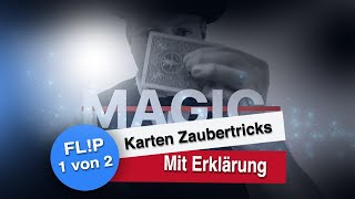 ♣️♥️♠️ Karten Zaubertrick mit Münze und Erklärung [upl. by Enimaj]