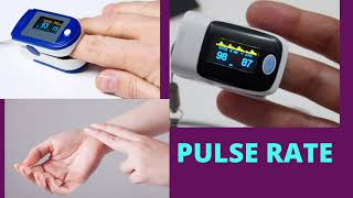 Pulse rate pulse oximeterpulse rate normal range chart [upl. by Ettebab670]