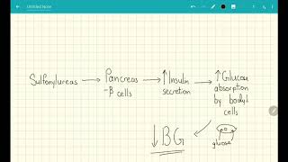 Sulfonylureas Explained in 2 Minutes [upl. by Nylimaj]