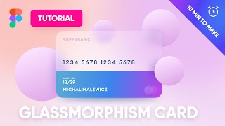 Glassmorphism UI  Free Figma Tutorial  100 000 designers took it [upl. by Annahs]