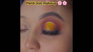 Dil dooba dil dooba haldi eye makeup look ❣️❣️eyemakeup bollywoodsongs [upl. by Suoicerp733]