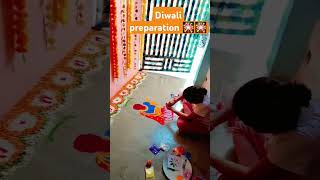 Diwali preparation 🪔🏮🎇diwalidecoration diwalipreparations diwalifestival [upl. by Nasaj]