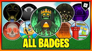 How to get ALL 80 BADGES in SLAP BATTLES 👏  Roblox [upl. by Euqinna]