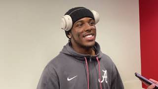 Alabama WR Germie Bernard Mercer Postgame [upl. by Conlen]