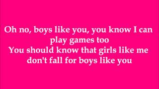 Boys Like You  Molly Moore Dance Moms  Lyrics [upl. by Oiliruam]