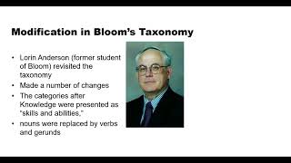 2 Blooms Taxonomy modification uses and questions [upl. by Atnwahsal]