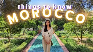 Things To Know Before Going To Morocco [upl. by Bruyn903]