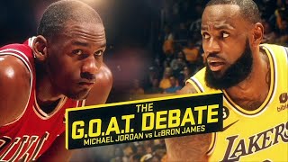 The NBA GOAT Debate 🐐 Michael Jordan vs LeBron James  Greeny [upl. by Airdnola]