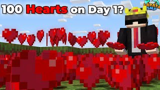 How I Collected 100 Hearts on the 1st Day of Lapata SMP [upl. by Reeves5]