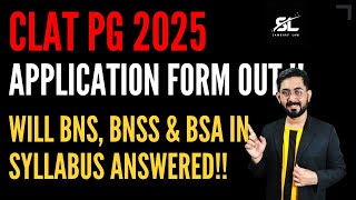 CLAT PG 2025 Dates Announced  CLAT PG 2025 Admission Notification Launched  CLAT LLM 2025 Books [upl. by Leor]